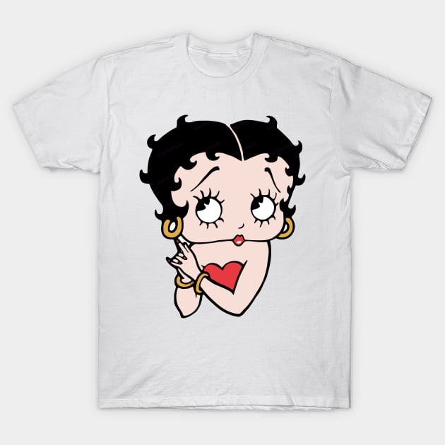 Betty Boop T-Shirt by JAFARSODIK